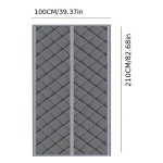 1tk Magnetiline Soojusisoleeritud Uksekardin, Helikindel Uksekate Talveks Hall, 100*210cm