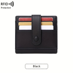 RFID Varastamisvastane Naiste Rahakott, Mitme Kaardi Kaardikott variant-28433, Juoda