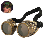 P&auml;ikeseprillid, Uued M&uuml;&uuml;a Vintage Steampunk Prillid Prillid Cosplay Punk Gothic, iidne messing