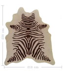 Veisenahk Zebra mustriga 210x220 cm