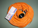 Aiahoone pikenduskaabel oranž 10m 2300W