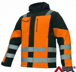Softshell isoleeritud talvine t&ouml;&ouml;jope fluorestseeruvate triipudega helkurid XXL, XXL