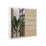 Kapp ADRK Furniture Olivier, valge/tamme v&auml;rv