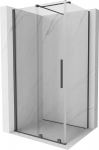 Mexen Velar l&uuml;kand du&scaron;inurk 90 x 85 cm, l&auml;bipaistev, harjatud gun gray - 871-090-085-01-66