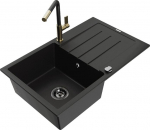 Graniidist k&ouml;&ouml;givalamu Mexen Bruno koos segisti ja sifooniga, Black+Black/Gold