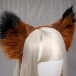 Turismivarustus, r&otilde;ivaste ja jalatsite hooldustooted, karusnahast k&otilde;rvad juukser&otilde;ngas &ndash; hundi/rebase k&otilde;rvad Halloweeniks, j&otilde;ulukost&uuml;&uuml;mipeod, must valge