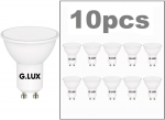 LED pirnid G.LUX GR-LED-GU10-PA9-8W 3000K - 10tk pakis