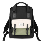 Himawari 1010 15.6'' laptop backpack (black-green) 1010-7