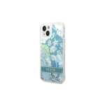 Guess GUHCP14MLFLSN iPhone 14 Plus 6,7" zielony|green hardcase Flower Liquid Glitter