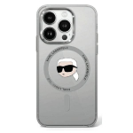 Karl Lagerfeld KLHMP16XHLSKIK iPhone 16 Pro Max 6.9" czarny|black hardcase IML Metal Karl Head MagSafe