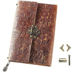 Kalendrid, m&auml;rkmikud-K&auml;sitsi valmistatud nahast p&auml;evik | T&uuml;hjad lehed | Reisip&auml;evik meestele ja naistele