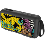 Heli k&otilde;larid, &uuml;livaljud Bluetoothi k&otilde;larid &ndash; kaasaskantav v&auml;listereoheli koos sisseehitatud mikrofoniga, mustaks v&auml;rvitud