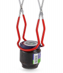 K&ouml;&ouml;git&ouml;&ouml;riistad, konservitangid &ndash; roostevabast terasest purgit&otilde;stuk | 8,9" pikkus | Punane k&auml;epide | Eemaldab purgid ohutult keevast veest | Tugev haarde | Kodukonservide jaoks h&auml;davajalik | Vastupidav ehitus