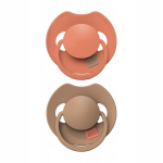 Silikoonist lutt Lovi Prime, Granola/Orange, 18+ kuud, 2 tk