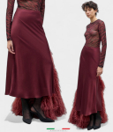Seelik naistele Lumina Italy Aviva, burgundia