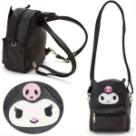 Litsentseeritud Hello Kitty Kuromi Melody Cinnamoroll Pom Pom Purin Seljakott, Koomiks Anime Mini P&auml;evakott Kawaii Koolikott, Juoda