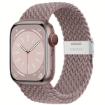 Nutikell Nailonist Elastne Punutud &Uuml;ksikpael K&auml;epael Apple Kellale, Rose Golden