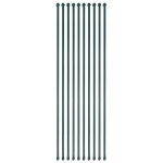 vidaXL aiapostid 10 tk, 1,5 m, metallist, roheline