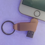 USB pulk V&auml;lkm&auml;luseade iPhoneile, USB 3.0 OTG m&auml;lupulk., Rožinis