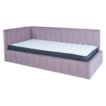 Voodi koos madratsiga Harmony Duo Home4You Jasper, 90x200 cm, roosa