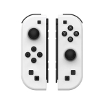(Baltas)&bdquo;Joy Pad Joycons&ldquo; valdiklis skirtas &bdquo;Nintendo Switch&ldquo; vairasvirtės žaidimų pultui, belaidžiam žaidimų konsolės &bdquo;Joypad Turbo Wake Up&ldquo; funkcijai