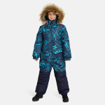 Huppa Laste talvekombe WILLE 2, navy pattern/ navy