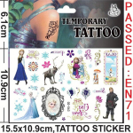 Disney Frozen Printsesside T&auml;toveeringu Kleebised - Anna & Elsa., Cg-063