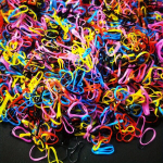 1000tk L&auml;bipaistvad Elastsed Juuksekummid V&auml;ikesed Naistetarbed, Pu spalva
