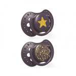 Silikoonist d&uuml;naamiline lutt Lovi Stardust, Violet, 3-6 kuud, 2 tk.