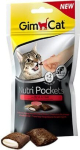 Maius kassidele GimCat Nutri Pockets with Beef & Malt 60g