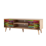 TV-laud Kalune Design 863(I), tamme v&auml;rv/mitmev&auml;rviline