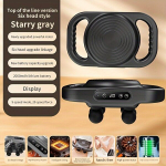 USB Laadimine 1800mA/tundi Aku 2 Tundi/9 Režiimi/20 Taseme Reguleerimine S&uuml;gavkoe Lihasmassaažip&uuml;stol, K&auml;simass&ouml;&ouml;r, 6 Otsikut, Kehale, Seljale, Kaelale.