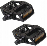 Alumiinium platvormi jalgrattapedaalid must 2tk