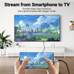 8K UHD Type-C Kaabel 60 Hz/120 Hz Tugi