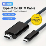 USB C HD liidesekaabel kodu- ja kontorikasutuseks