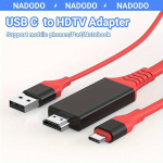 NADODO USB C HDMI Adapter Kaabel - 201.17cm, 4K@30Hz