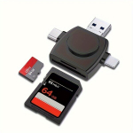 4 &Uuml;hes Suur Kiirus SD Kaardilugeja USB-C ja USB A Micro TF Kaamera Kaardi Adapter Telefoni Ja Tahvelarvuti Jaoks