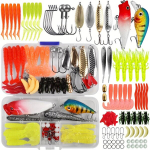 88/108/130/360tk T&auml;ielik Kalastustarvete Komplekt: Voblerid, Spinnerbaitid, Plastikussid, Jigid, Pealmised Landid Forellile, Bassile & L&otilde;hele , 88vnt jaukų rinkinys