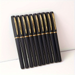 3 tk / 10 tk Suure mahutavusega kontoripastapliiats, 0,5 mm, must, 10vnt