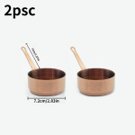 &Scaron;ikk 2 & 4tk Mini Roostevabast Terasest Kaste Tassid, Rose Golden