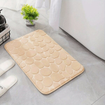 1tk Kivimustriline Pehme WC Vaip, Vannimatt, Libisemiskindel Vaip, 40*60cm ruda