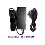 S&uuml;learvuti laadija HP 4.5*3.0 mm 19.5V 3.33A 65W laadija Originaal 210309320040
