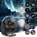T&auml;heprojektori &Ouml;&ouml;valgus - Galaktika Planetarium 4K 13 HD Filmikettaga, Juoda