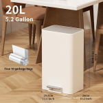 metallpr&uuml;gikast, 1 tk, 【B1+】Balta &ndash; 20L/5,2 galono