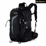 RG Camp Lite matkakott, 30 l, must, vihmakattega