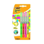 Tekstimarker Highlighter Flex 1-4 mm, 4 v&auml;rvi komplektis 448926
