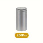200 tk PVC termokahanevad kapslid veinikeldritele ja kodukasutuseks (must, punane, kuld, h&otilde;be) , 200vnt sidabro