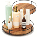 Puidust Lazy Susan P&ouml;&ouml;rlev S&auml;ilitusalus K&ouml;&ouml;gikappi. , 22,86 cm