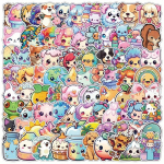100tk Armas Kawaii Loom Kleebised, Suured Silmad Kleebised.