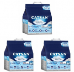 Catsan Hygiene plus 100% looduslik t&auml;iteaine, 3x5L